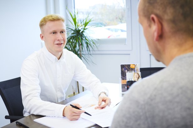 Interview with an applicant at avitea
