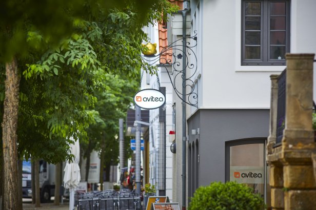 avitea sign from location in Rheda-Wiedenbrück