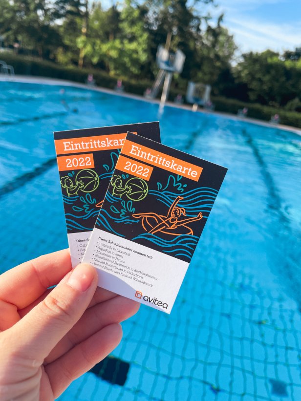 Vouchers from the swimming pool ticket campaign